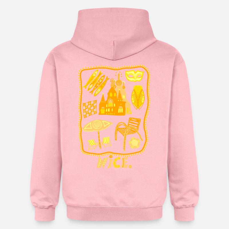 NIce provence alpes maritimes - Sweat à capuche Softstyle® Gildan Unisexe - rose clair