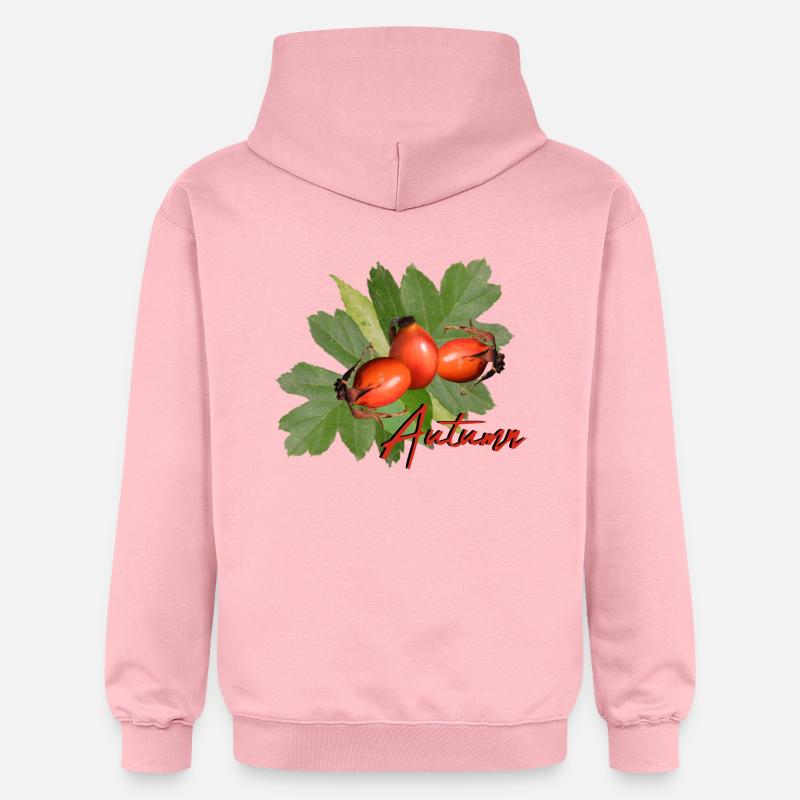 Feuilles d’automne - Sweat à capuche Softstyle® Gildan Unisexe - rose clair