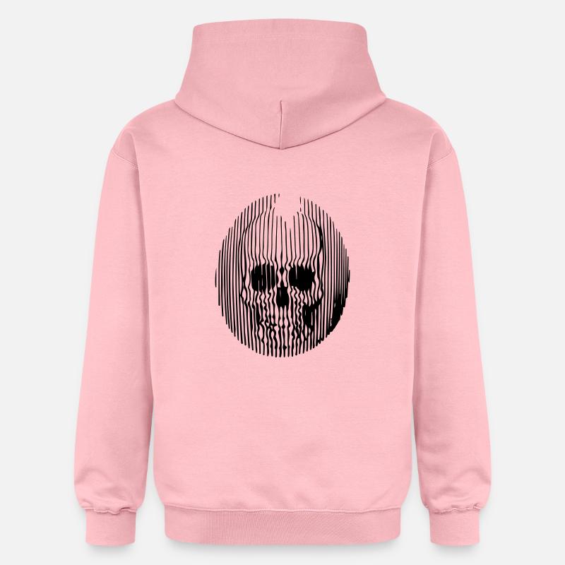 lignes crâne - Sweat à capuche Softstyle® Gildan Unisexe - rose clair