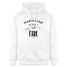 Modèle Marraine Fière personnalisé sur Sweat à capuche Softstyle® Gildan Unisexe