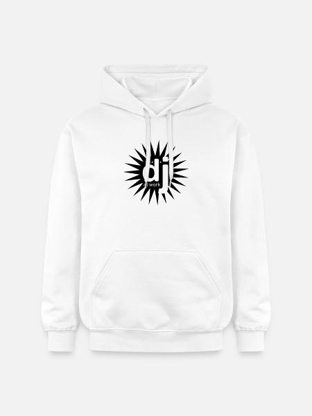 dj_at_work - Gildan Unisex Softstyle® Midweight Hoodie - white