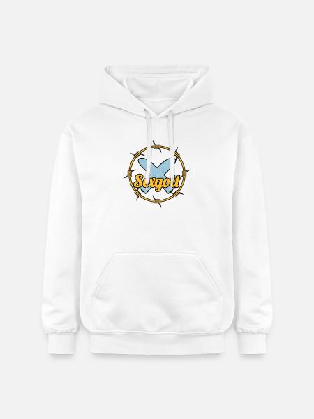 Sexgott | Dildo | Cock - Gildan Unisex Softstyle® Midweight Hoodie - white