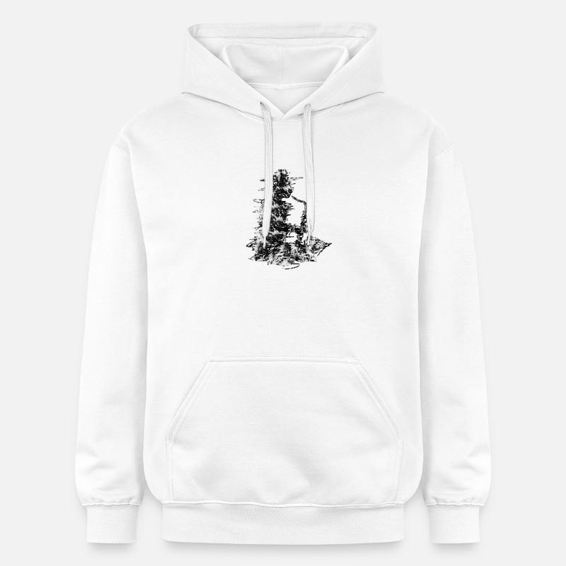jazz - Sweat à capuche Softstyle® Gildan Unisexe - blanc