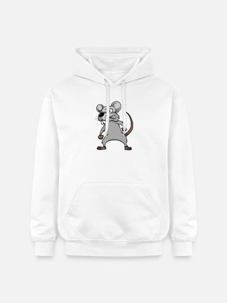 Mouse mice mousi little mice rat rodent pet - Gildan Unisex Softstyle® Midweight Hoodie - white