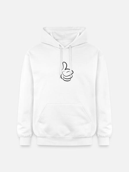 Thumbs up! - Gildan Unisex Softstyle® Midweight Hoodie - white