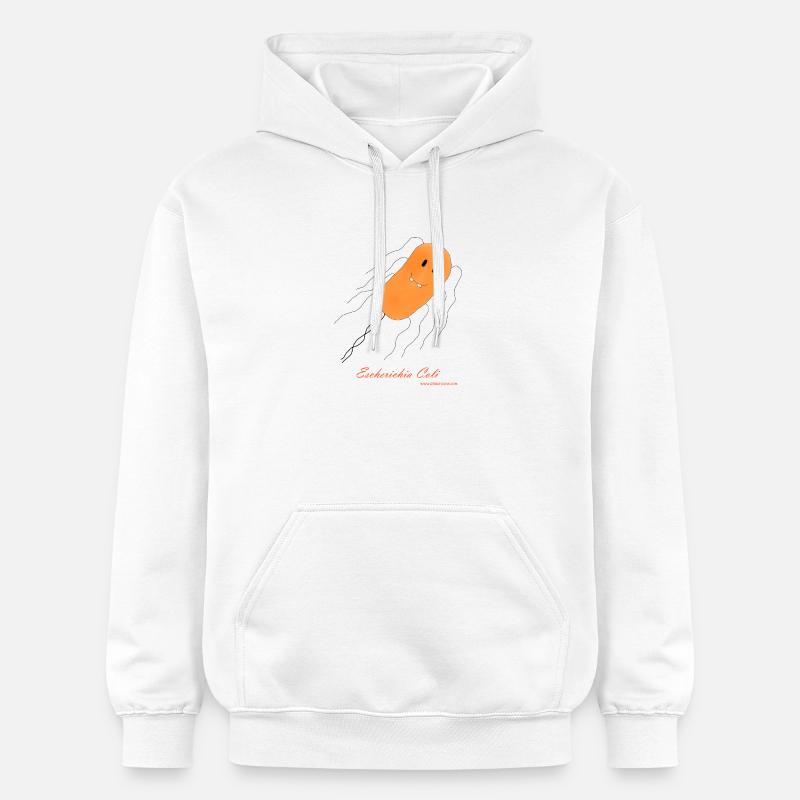 E. coli / Escherichia coli - bactérie - Sweat à capuche Softstyle® Gildan Unisexe - blanc