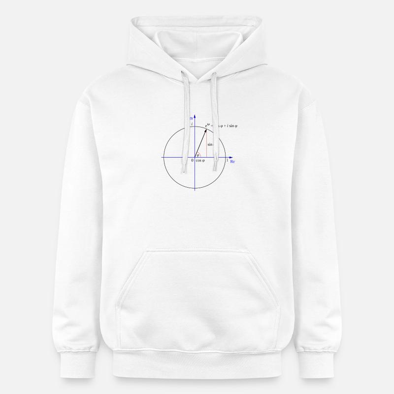 Formule d'Euler - Sweat à capuche Softstyle® Gildan Unisexe - blanc