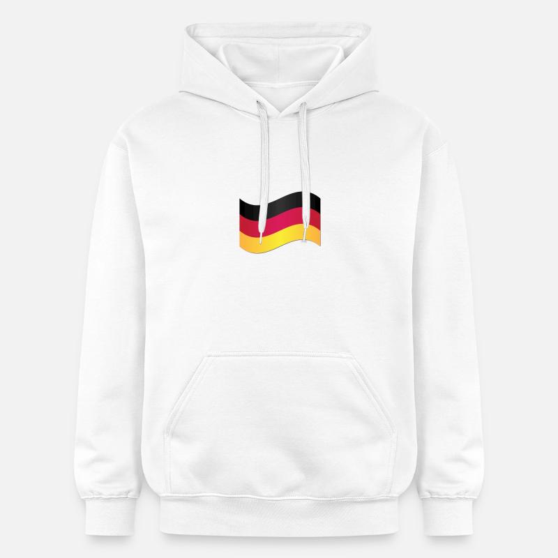 Drapeau allemand - Sweat à capuche Softstyle® Gildan Unisexe - blanc