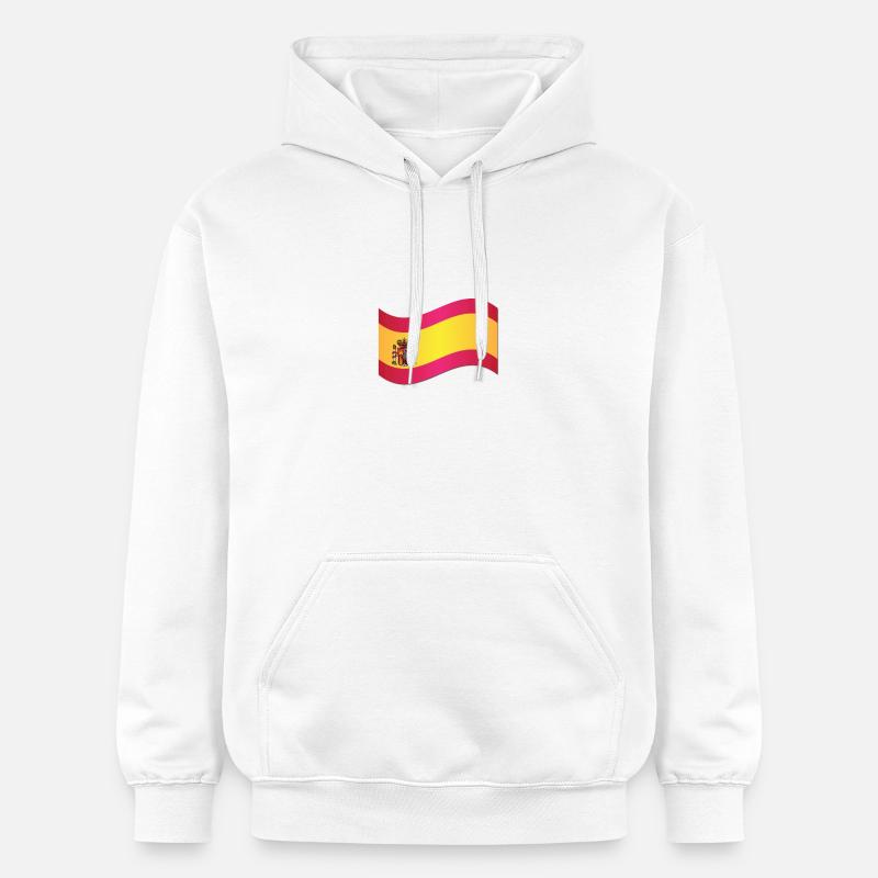 Drapeau espagnol - Sweat à capuche Softstyle® Gildan Unisexe - blanc