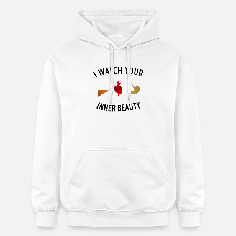 Aerzte Interne Beauté Médecine Chirurgien cadeau - Sweat à capuche Softstyle® Gildan Unisexe - blanc