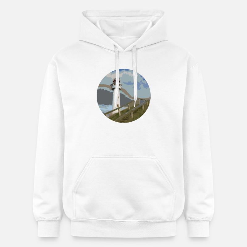 leuchtturm - Sweat à capuche Softstyle® Gildan Unisexe - blanc