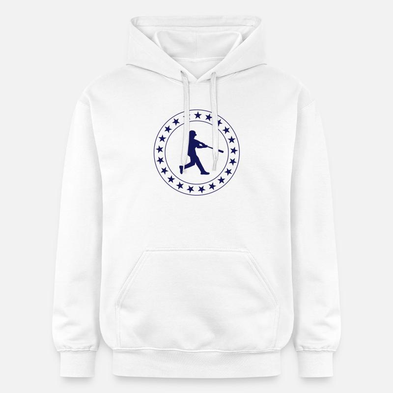 Baseball - Sweat à capuche Softstyle® Gildan Unisexe - blanc