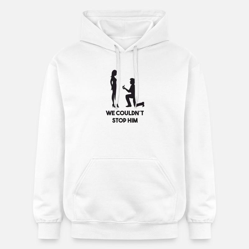 Enterrement de vie de jeune garçon - Sweat à capuche Softstyle® Gildan Unisexe - blanc