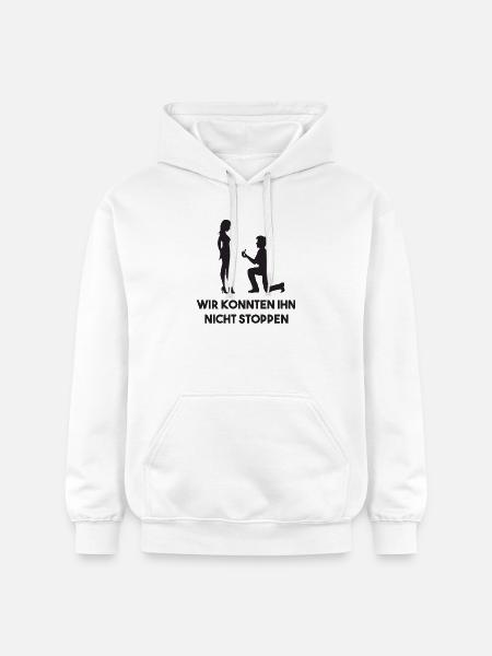 Hen party funny saying bachelor party celebration - Gildan Unisex Softstyle® Midweight Hoodie - white