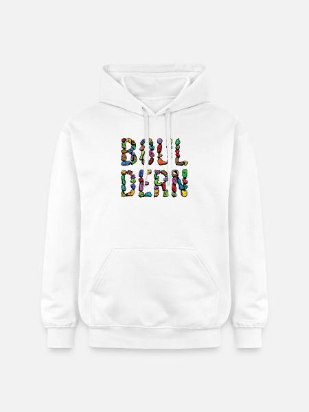 Bouldering boulder climbing scripture mountaineering - Gildan Unisex Softstyle® Midweight Hoodie - white