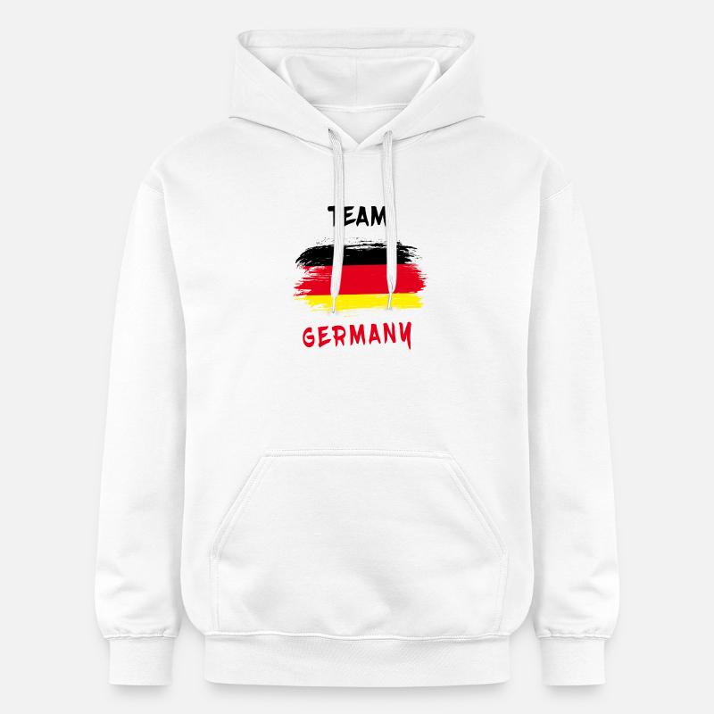 Equipe Allemagne / Drapeau - Sweat à capuche Softstyle® Gildan Unisexe - blanc
