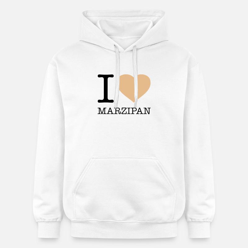 J'AIME LA MARZIPAN - Sweat à capuche Softstyle® Gildan Unisexe - blanc