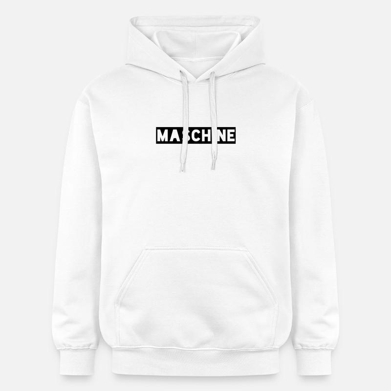 Machine - Sweat à capuche Softstyle® Gildan Unisexe - blanc