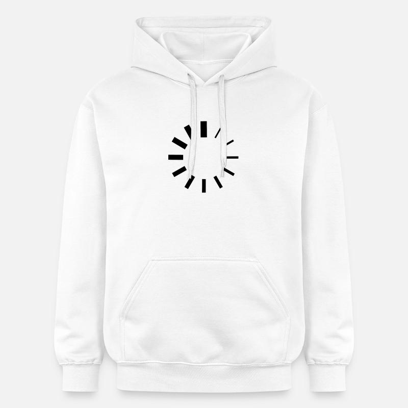 Loading - Logo - Gildan Unisex Softstyle® Midweight Hoodie - Weiß