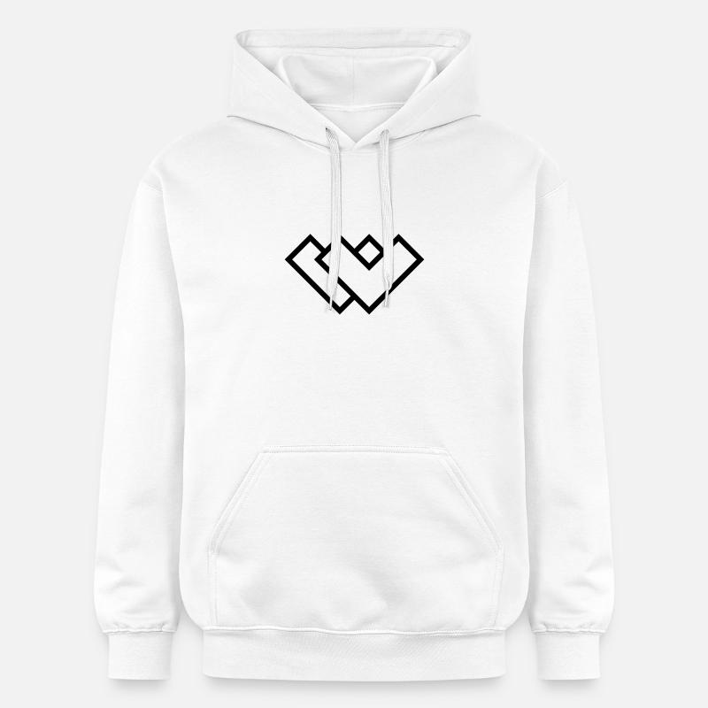 Logo W - Sweat à capuche Softstyle® Gildan Unisexe - blanc