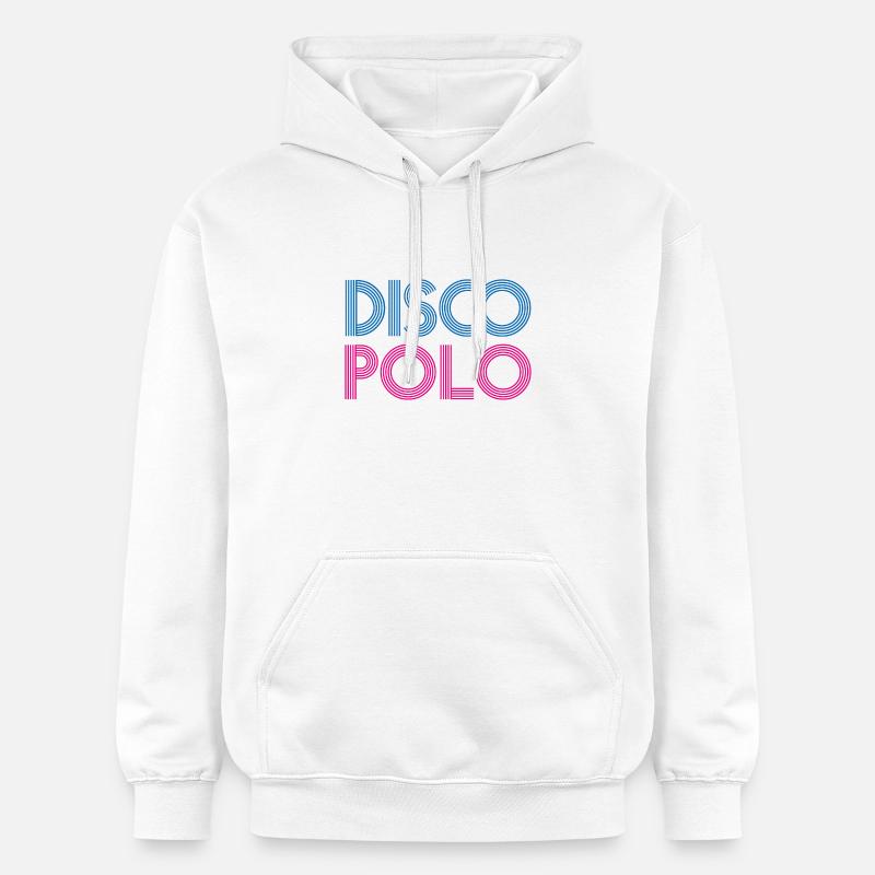 DISCO POLO Polska Polen Pologne - Sweat à capuche Softstyle® Gildan Unisexe - blanc