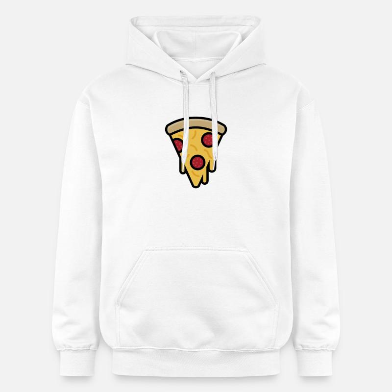 Tranche de pizza - Sweat à capuche Softstyle® Gildan Unisexe - blanc