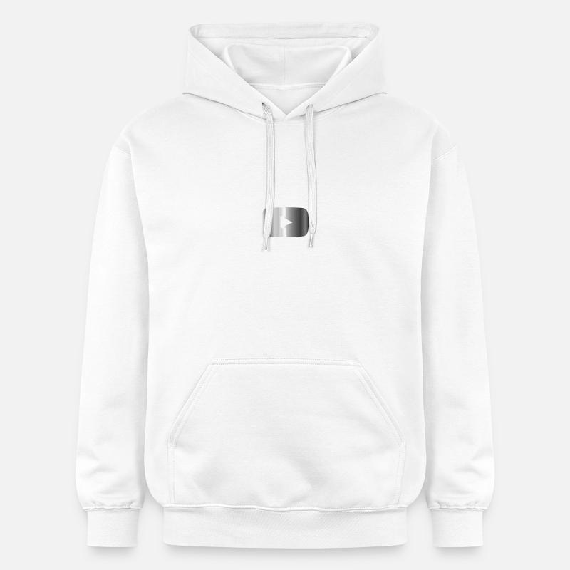 Bouton de jeu argenté - Sweat à capuche Softstyle® Gildan Unisexe - blanc