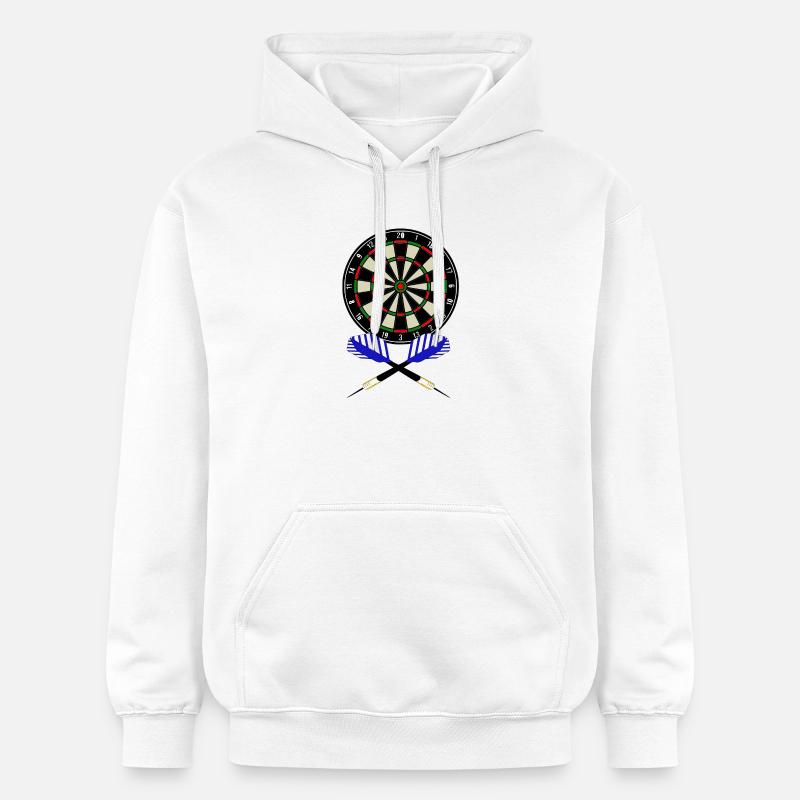 jeu de fléchettes - Sweat à capuche Softstyle® Gildan Unisexe - blanc