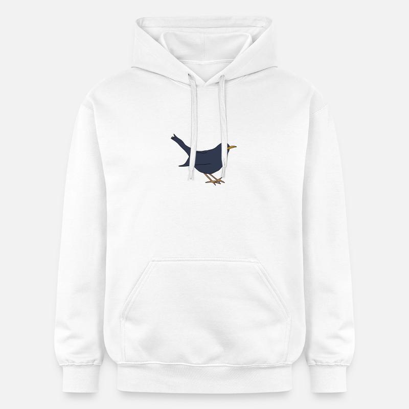Blackbird *** vide - Sweat à capuche Softstyle® Gildan Unisexe - blanc