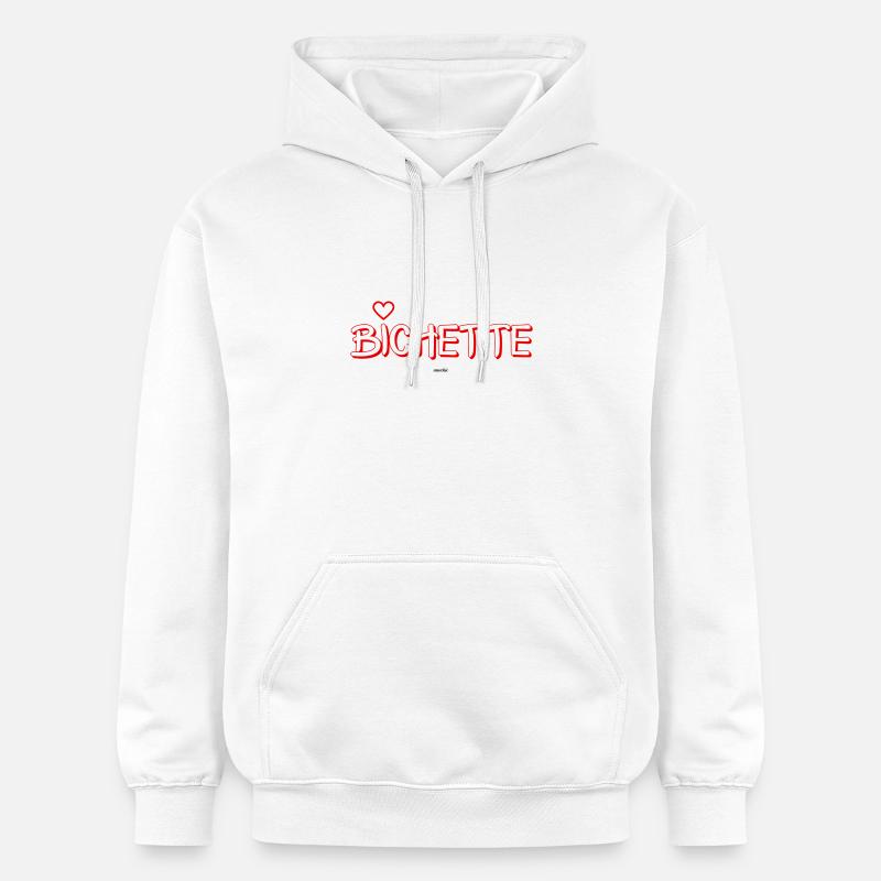 bichette - Sweat à capuche Softstyle® Gildan Unisexe - blanc