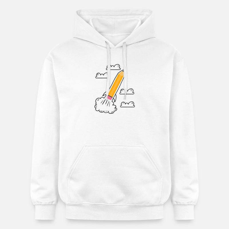 Premier jour d’école Début de l’école - Sweat à capuche Softstyle® Gildan Unisexe - blanc