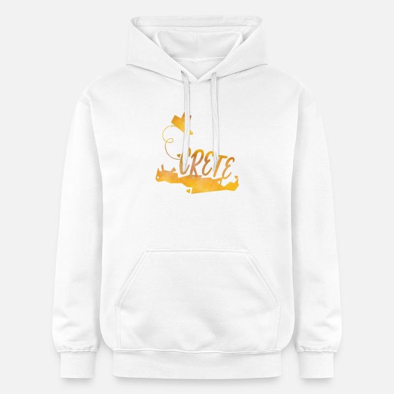 Crete - Sweat à capuche Softstyle® Gildan Unisexe - blanc