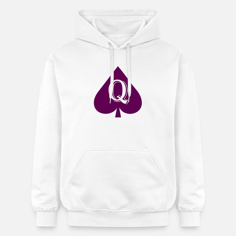 Dame de pique - Sweat à capuche Softstyle® Gildan Unisexe - blanc