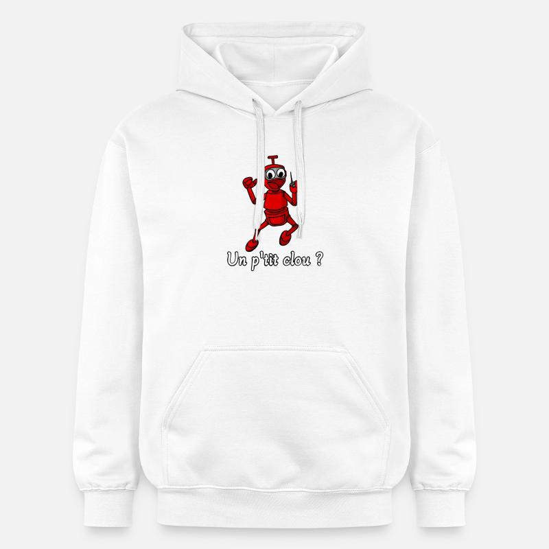 Back to 80's - Sweat à capuche Softstyle® Gildan Unisexe - blanc