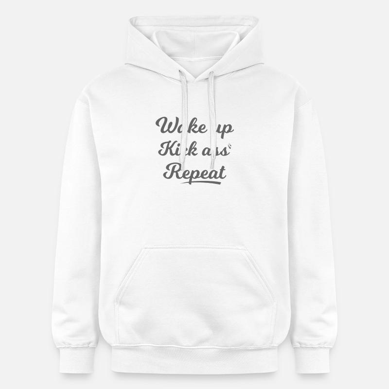 Drôle - Sweat à capuche Softstyle® Gildan Unisexe - blanc