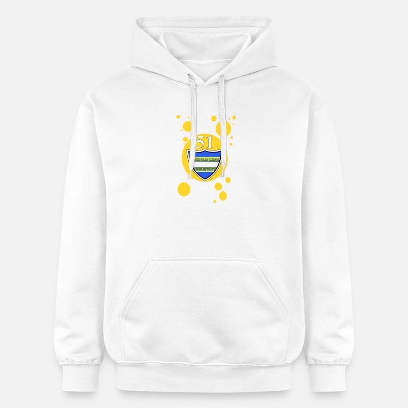 Blason Marne 51 - Sweat à capuche Softstyle® Gildan Unisexe - blanc