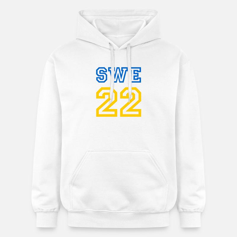 SUÈDE - Sweat à capuche Softstyle® Gildan Unisexe - blanc
