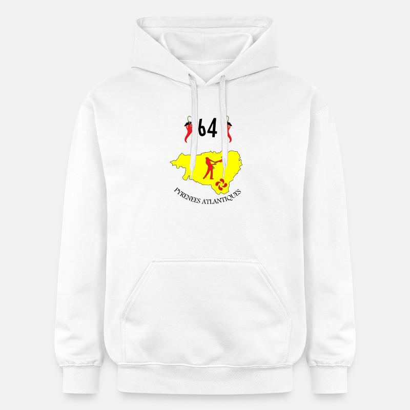 Pyrénées atlantiques - Sweat à capuche Softstyle® Gildan Unisexe - blanc