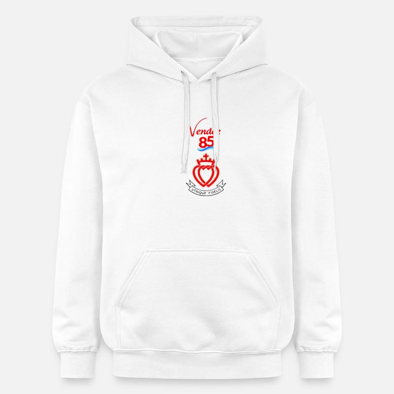 vendée - Sweat à capuche Softstyle® Gildan Unisexe - blanc