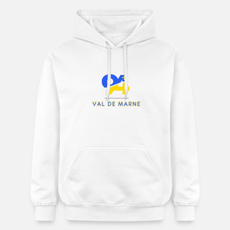 Val de marne - Sweat à capuche Softstyle® Gildan Unisexe - blanc