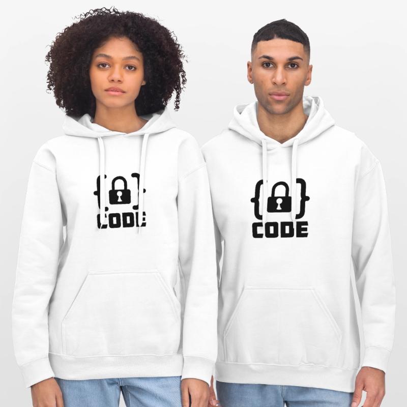 Code with lock programmer Gildan Unisex Softstyle® Midweight Hoodie
