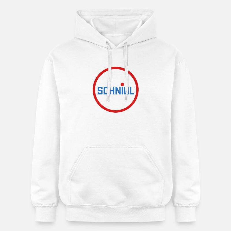 Schnidel Penis Puller Wurst - Gildan Unisex Softstyle® Midweight Hoodie - Weiß