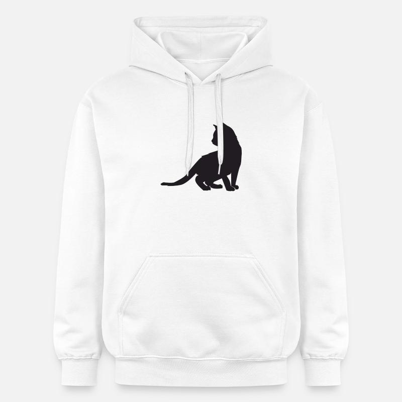 Conception de chaton - Sweat à capuche Softstyle® Gildan Unisexe - blanc
