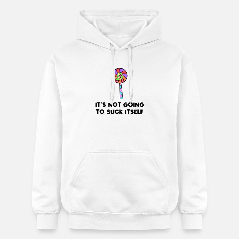 Sweets Statement Délicieux dessert Snacking - Sweat à capuche Softstyle® Gildan Unisexe - blanc