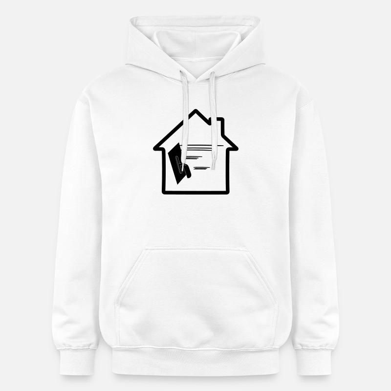 Maison de plâtrier - Sweat à capuche Softstyle® Gildan Unisexe - blanc