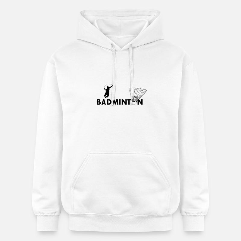 Badminton - Sweat à capuche Softstyle® Gildan Unisexe - blanc