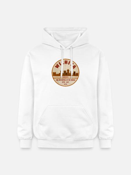 Wichita USA - Gildan Unisex Softstyle® Midweight Hoodie - white