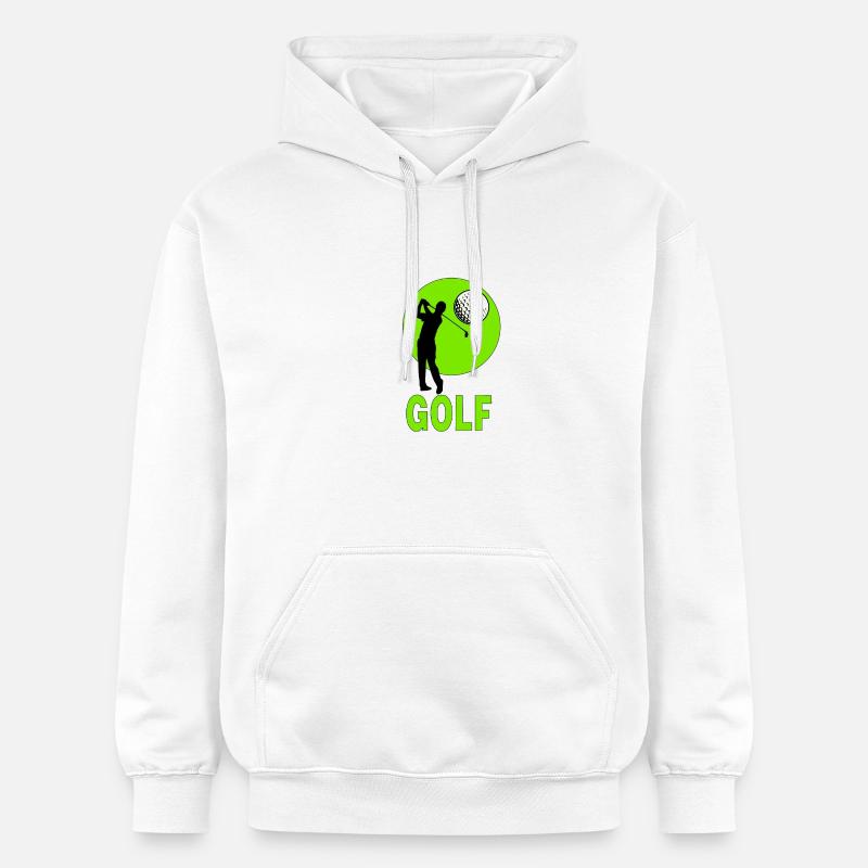 Golf - Sweat à capuche Softstyle® Gildan Unisexe - blanc