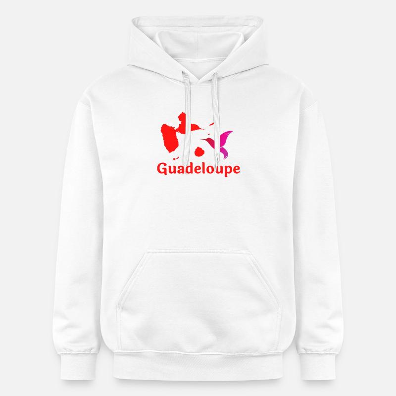 Guadeloupe - Sweat à capuche Softstyle® Gildan Unisexe - blanc