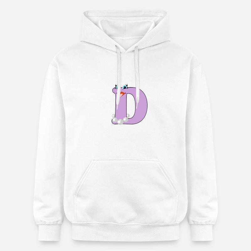 D - Sweat à capuche Softstyle® Gildan Unisexe - blanc